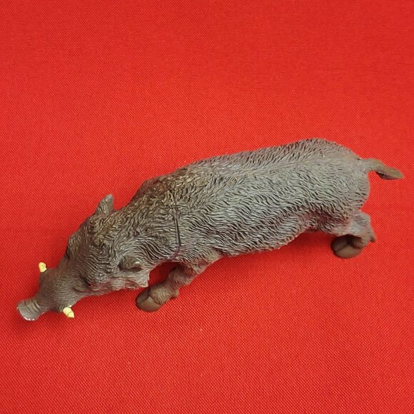 Wild Boar Warthog Toy Figurine Wild Pig Feral Hog Animal Toy - Picture 3 of 12